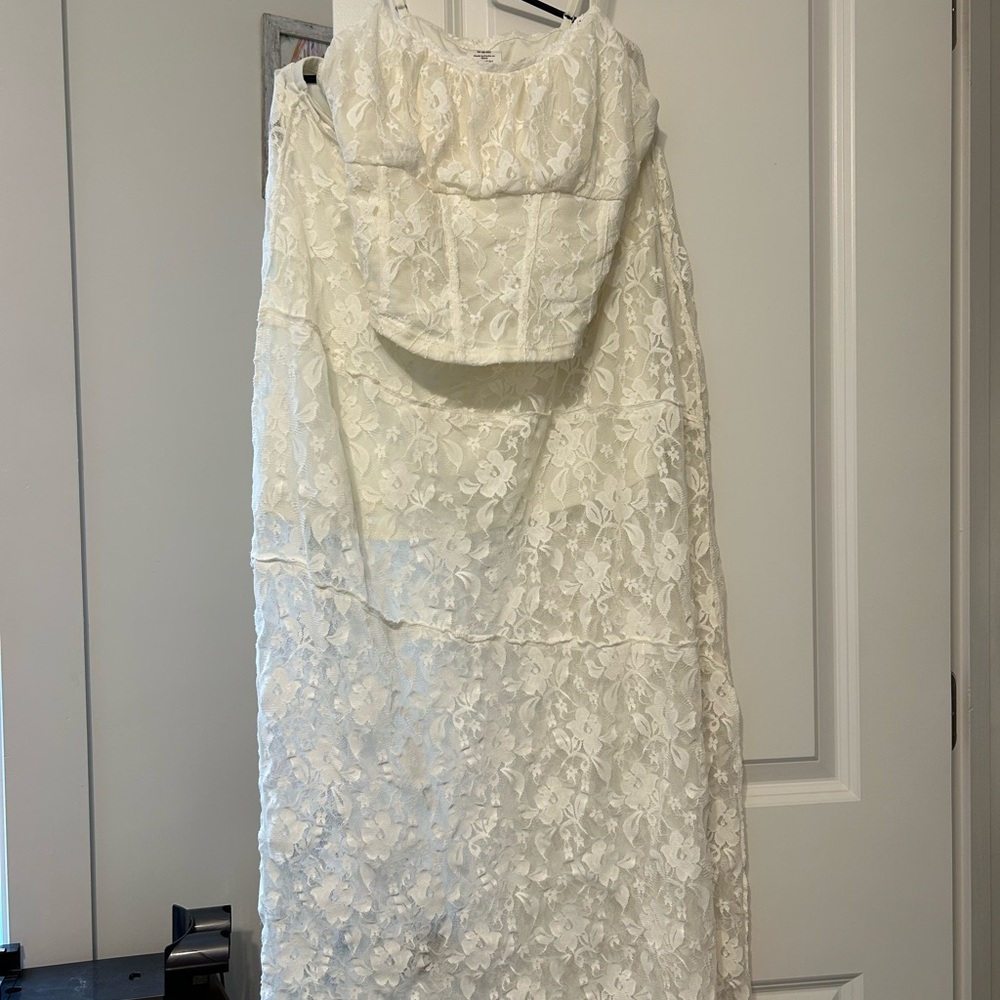 No Boundaries Cream Lace Top
